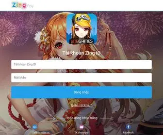 Napthezingspeed.com(Nạp Kim Cương Zing Speed Mobile) Screenshot