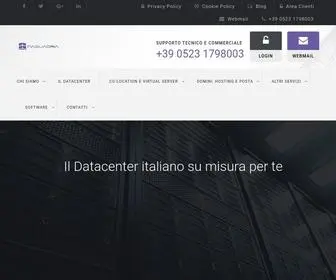 Naquadria.it(Naquadria Internet Service Provider e Datacenter a Piacenza) Screenshot