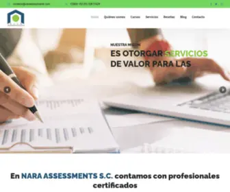 Naraassessments.com(NARA Assessments) Screenshot