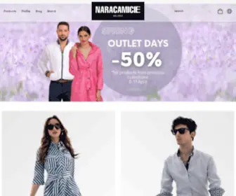 Naracamicieonlineshop.com(A domain nem mutat webáruházra vagy weboldalra) Screenshot