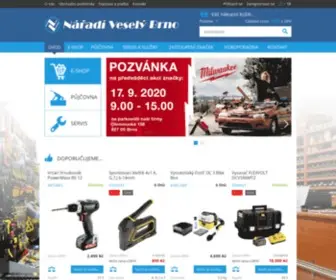 Naradi-Vesely.cz(Nářadí Veselý Brno) Screenshot