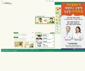 Naradiet.com(나라한의원) Screenshot