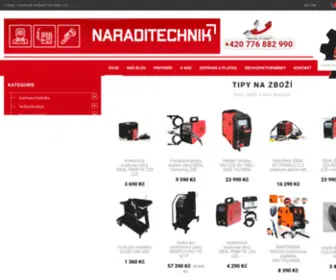 Naraditechnik.cz(S Nářadítechnikem je každý profík) Screenshot