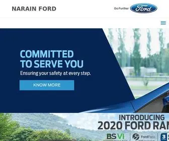 Narainford.co.in(Narain Ford) Screenshot