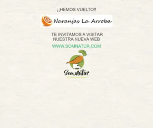 Naranjaslaarroba.com(Naranjas on line) Screenshot