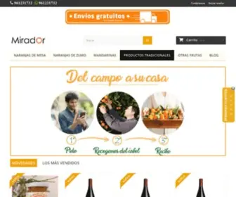 Naranjasmirador.com(Comprar Naranjas de Valencia Online) Screenshot