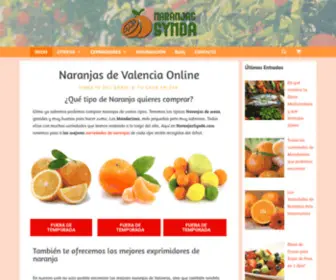 Naranjassynda.com(Comprar Naranjas Online de Valencia) Screenshot