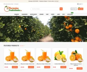 Naranjastradicionales.es(Naranjas Tradicionales: Naranjas online con envío a domicilio) Screenshot