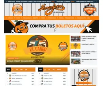 Naranjeros.com.mx(Home Page) Screenshot