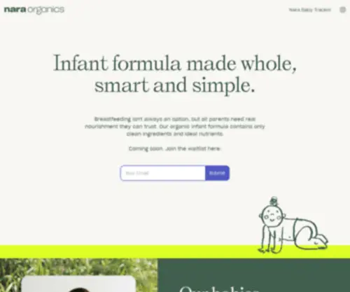 Naraorganics.com(Nara Organics) Screenshot
