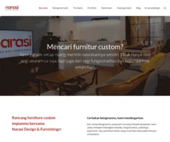 Narasidesign.com(Beranda) Screenshot