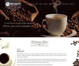 Narasuscoffee.in(Narasu's Coffee Company) Screenshot