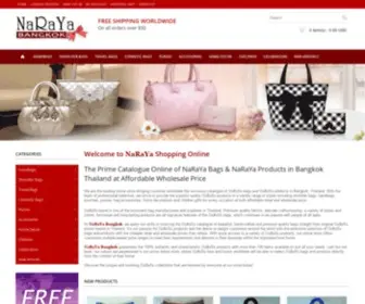 Narayabangkok.com(Shop Catalogue of Naraya Bags & Naraya Products from Bangkok Thailand Online At Affordable Wholesale Price) Screenshot