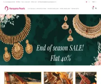 Narayanapearls.in(Narayana Pearls) Screenshot