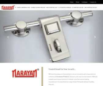 Narayanlocks.com(Narayan Locks Aligarh) Screenshot