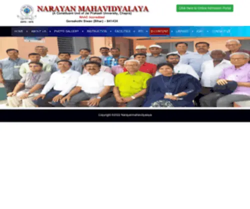 Narayanmahavidyalaya.org(Narayanmahavidyalaya) Screenshot