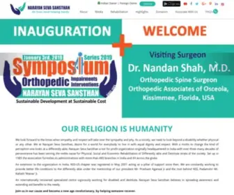 Narayansevausa.org(Charity for disabled) Screenshot