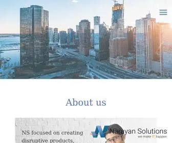 Narayansolutions.com(Narayan Solutions) Screenshot