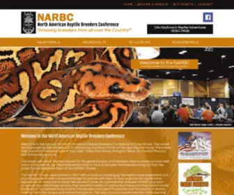 Narbc.com(North America Reptile Breeders Conference) Screenshot