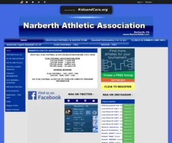 Narberthaa.com(Narberth Athletic Association) Screenshot