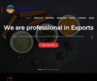 Narbhaveeexports.com(Yii Installed) Screenshot