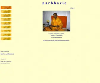 Narbhavie.com(Palmblätter) Screenshot