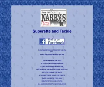 Narbys.com(Come and visit Narby's Superette and Tackle at Point Breeze) Screenshot