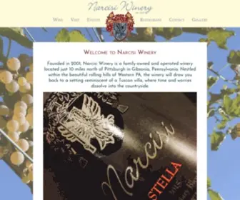 Narcisiwinery.com(Narcisi Winery) Screenshot