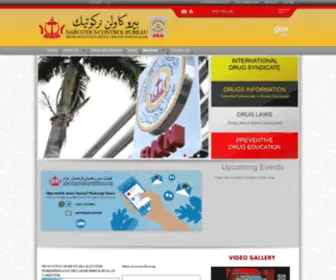 Narcotics.gov.bn(Narcotics Control Bureau) Screenshot