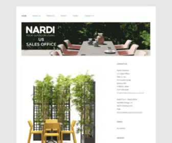 Nardioutdoorusa.com(Nardi Outdoor Furniture Italy) Screenshot