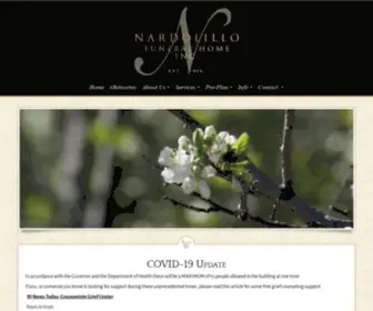 Nardolillofh.com(Nardolillo Funeral Home) Screenshot