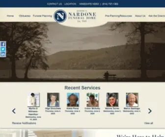 Nardonefuneral.com(Nardonefuneral) Screenshot