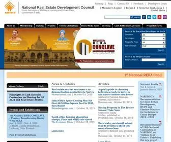 Naredco.in(National Real Estate Development Council) Screenshot