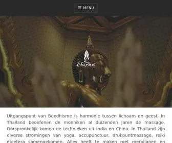 Nareemassage.nl(Uitgangspunt van Boedhisme) Screenshot