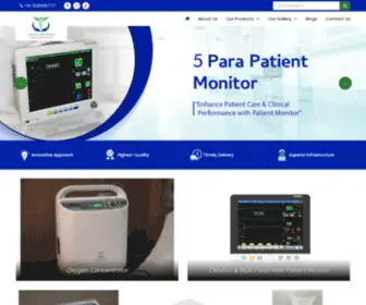 Nareenalifesciences.com(Medical Equipment Manufacturers in Noida) Screenshot