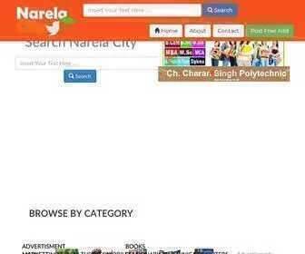 Narelacity.com(Narela Business Industrial Directory and A Local Search Approach to Narela City. This Portral) Screenshot