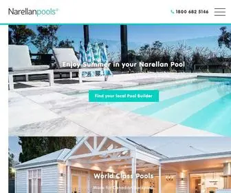 Narellanpools.ca(Narellan Pools) Screenshot