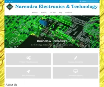 Narendraelectronics.com(About Us) Screenshot