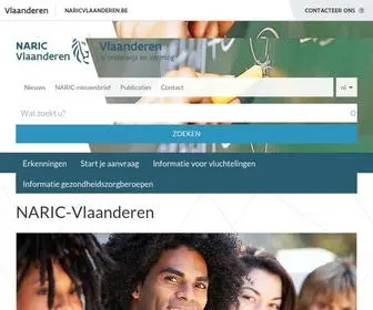 NaricVlaanderen.be(NARIC-Vlaanderen) Screenshot