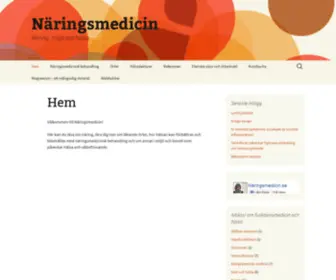 Naringsmedicin.se(Näringsmedicin) Screenshot