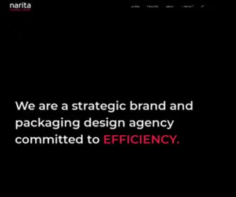 Naritadesign.com.br(Strategy & design) Screenshot