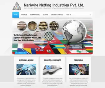 Nariwire.org(Nariwire Netting Industries Pvt. Ltd) Screenshot