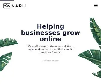 Narli.co(Creative Agency) Screenshot