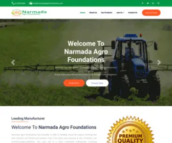 Narmadaagrofoundation.in(Narmada Agro Foundation) Screenshot