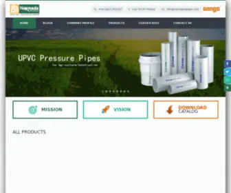 Narmadapipes.com(Narmada Pipes) Screenshot