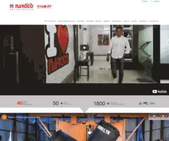 Naroto.com(Rotational Moulding Machine Manufacturer) Screenshot