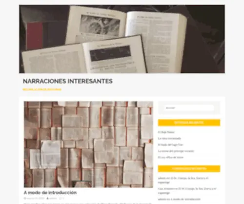 Narracionesinteresantes.com(Narraciones Interesantes) Screenshot