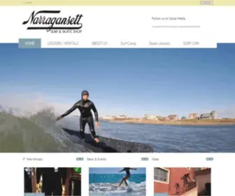 Narragansettsurfandskate.com(Narragansettsurfandskate) Screenshot