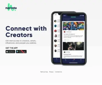 Narrateapp.com(Narrateapp) Screenshot