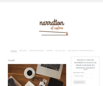 Narrationetcafeine.fr(narrationetcafeine) Screenshot